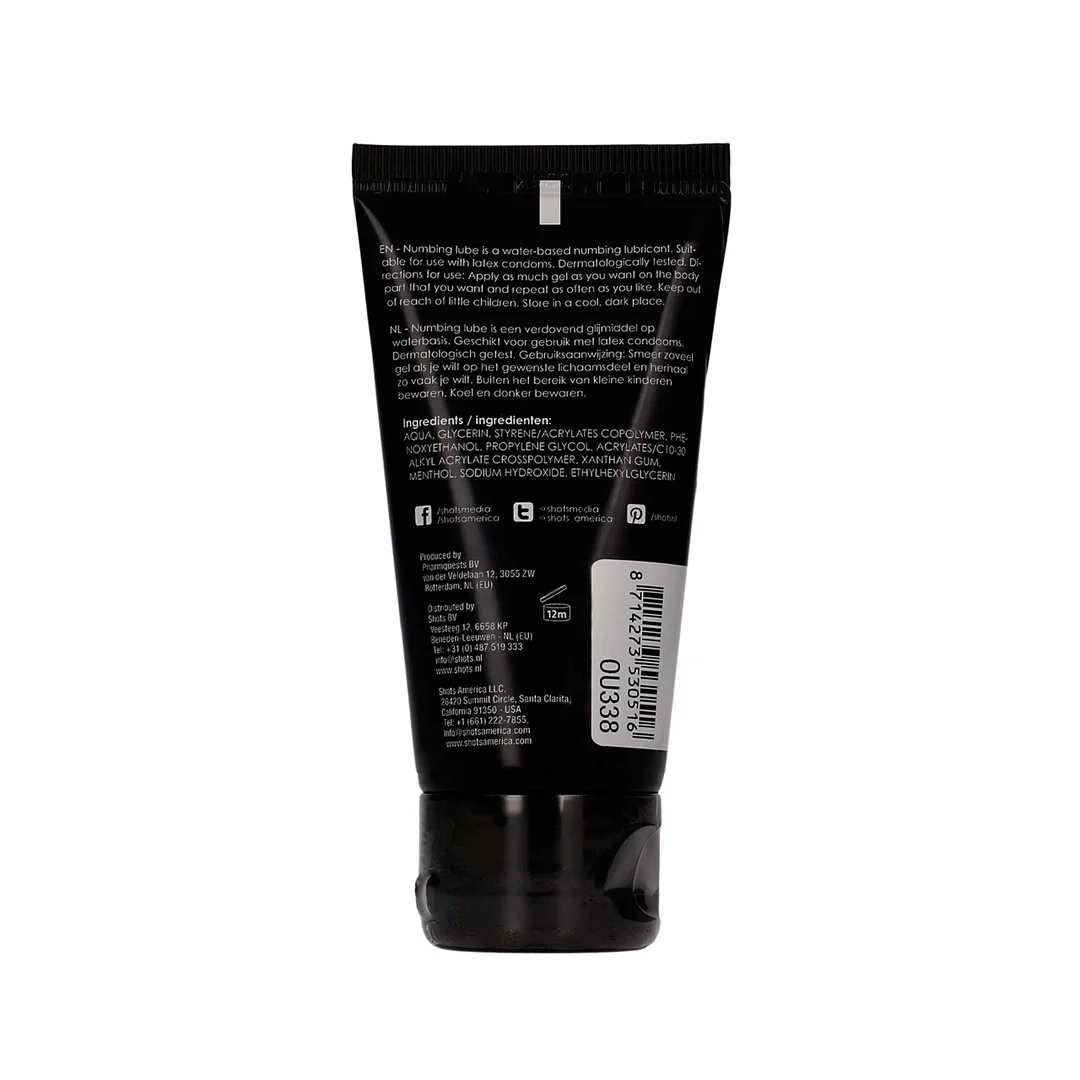 Ouch! Lubrykant wodny z mentolem 50 ml - działanie chłodzące — zdjęcie 2