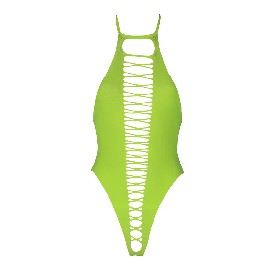 Ouch! Neon Body UV Aktywny Wysoki Kroj XS/L Neonowy Roż — zdjęcie 4