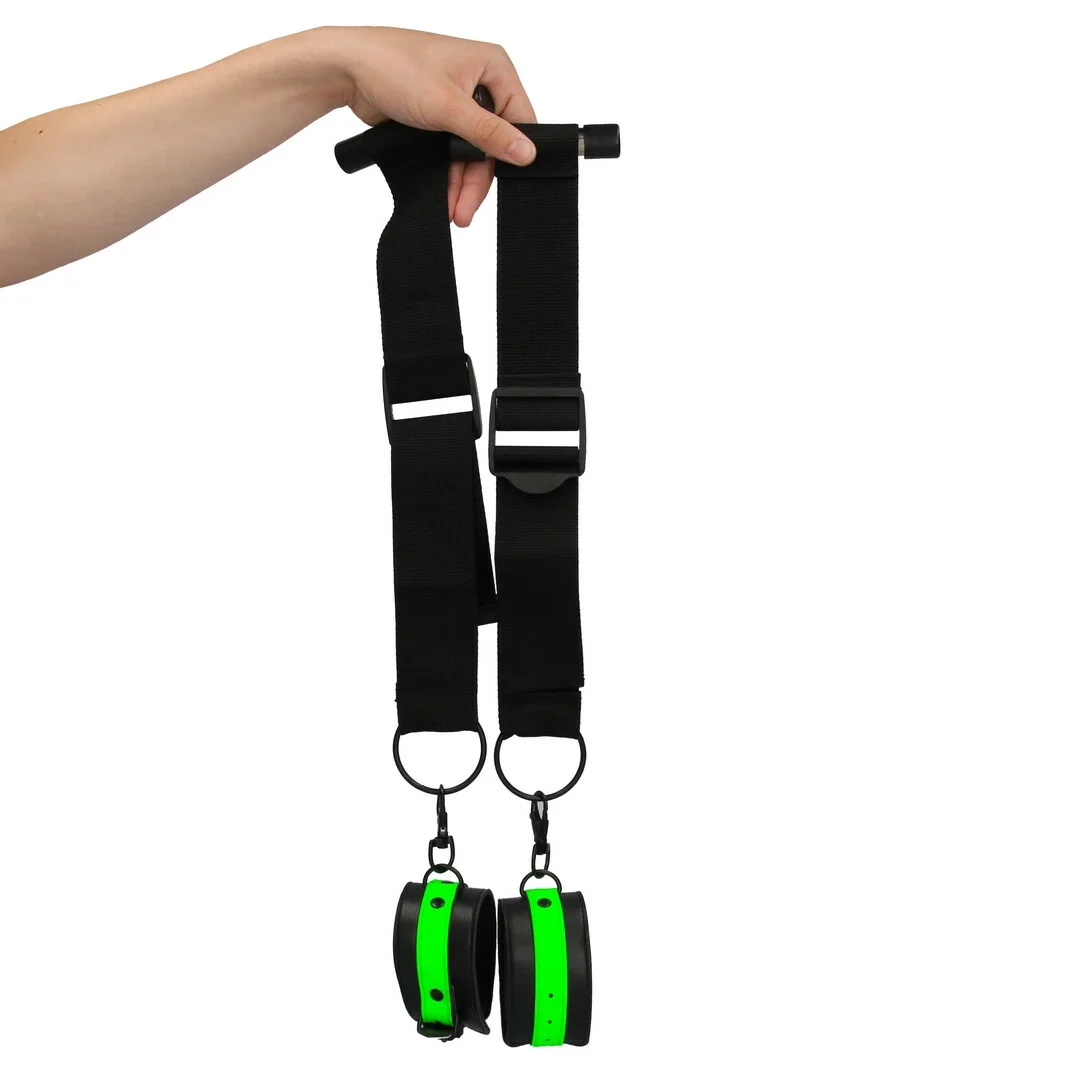 Ouch! Zestaw do mocowania na drzwi świecący w ciemności, model Glow-in-the-Dark — zdjęcie 4