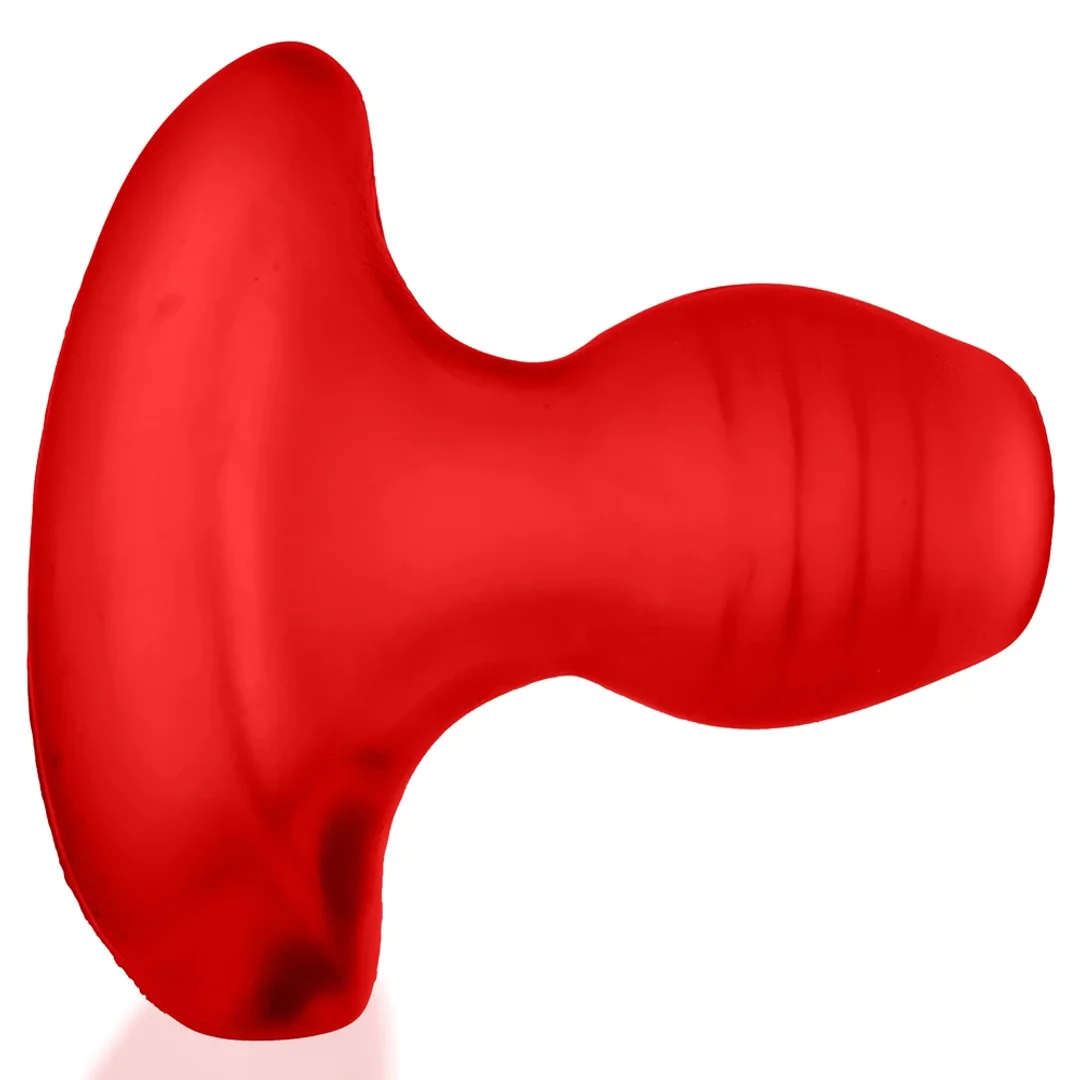 Oxballs Glowhole-2 Plug LED Morph Duży, Silikon TPR, Czerwony — zdjęcie 2