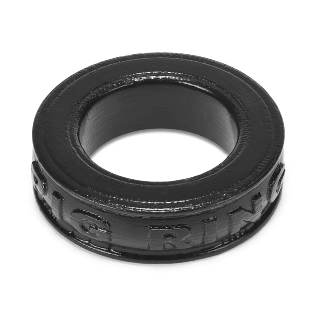 Oxballs Pig-Ring silikonowy pierścień anatomiczny czarny 3,5 cm — zdjęcie 2