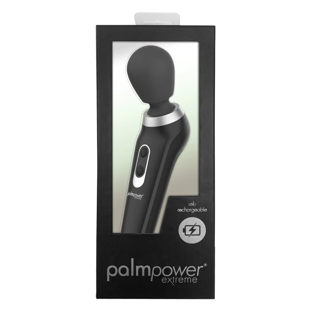 PalmPower Extreme czarny - profesjonalny masażer rożdżkowy, ładowalny — zdjęcie 2