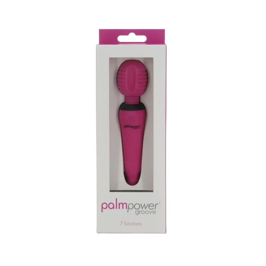 PalmPower Groove Mini Wand Masażer Ręczny Fuchsia 15,2 cm USB — zdjęcie 5