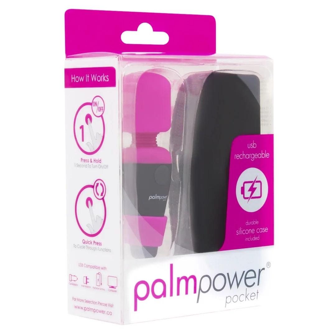 PalmPower Pocket Wand Massager - miniaturowy masażer podręczny USB — zdjęcie 9