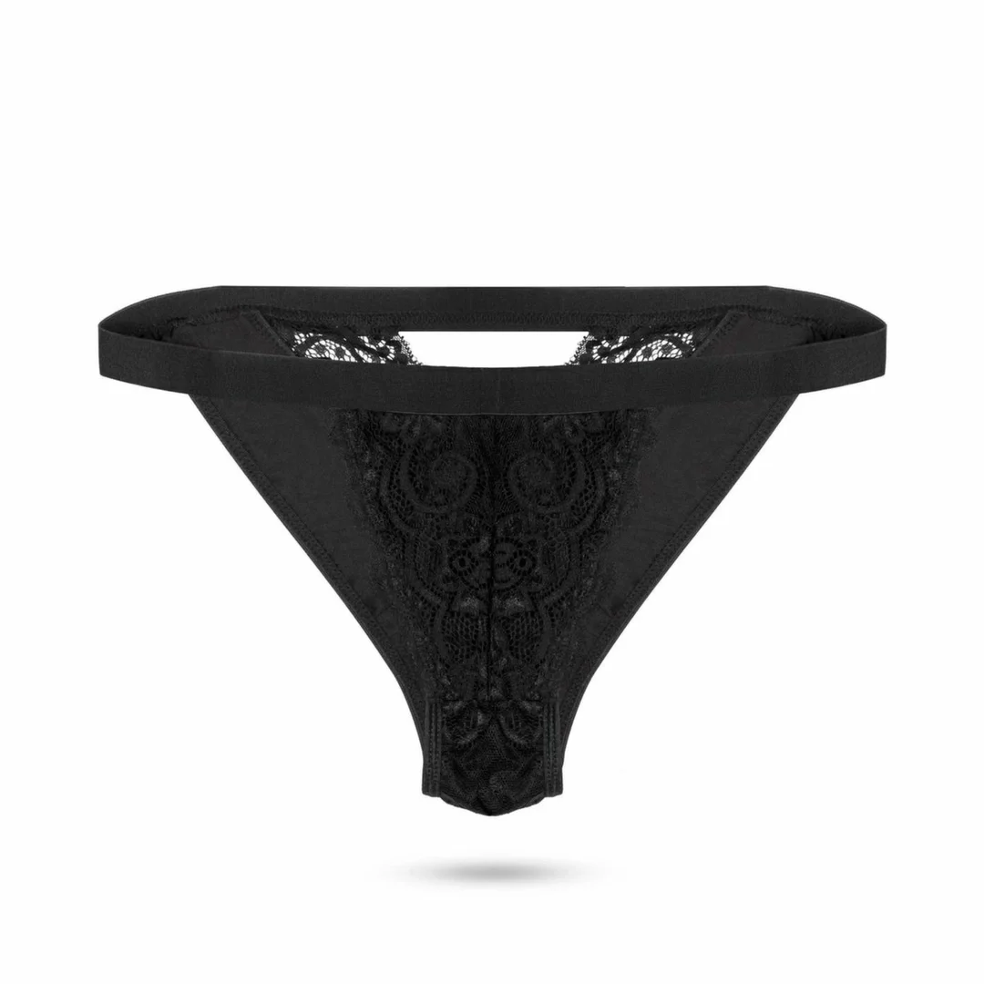 PantyRebel - Model z Wibracją, Czarny String z Pilotem Bezprzewodowym — zdjęcie 9