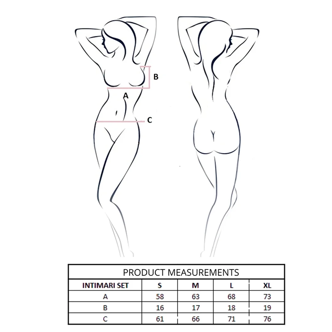 Passion Intimari Komplet Bielizny Damskiej Rożowy L/XL Koronka — zdjęcie 3