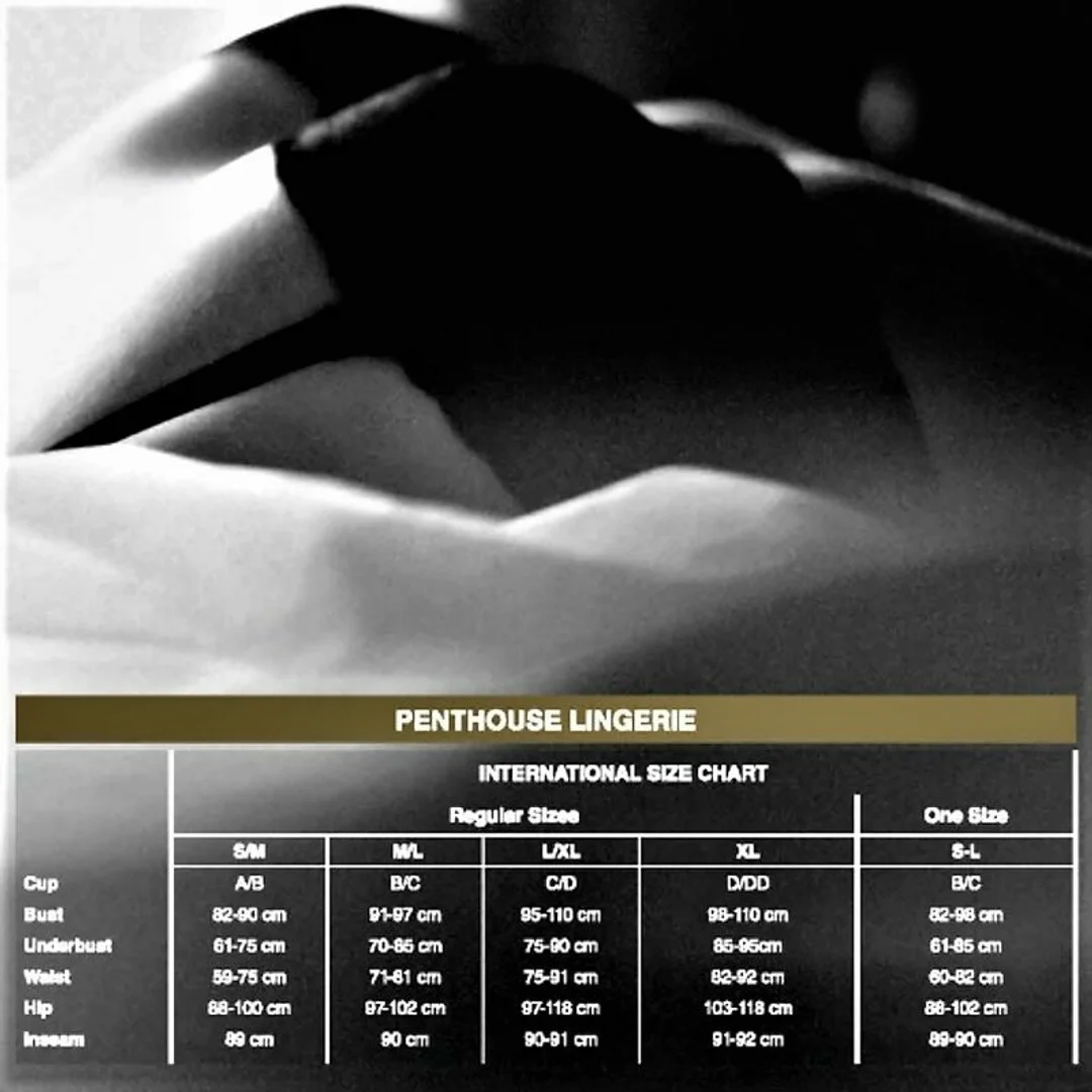 Penthouse Catch Me majtki białe S/M - koronkowa bielizna damska — zdjęcie 4