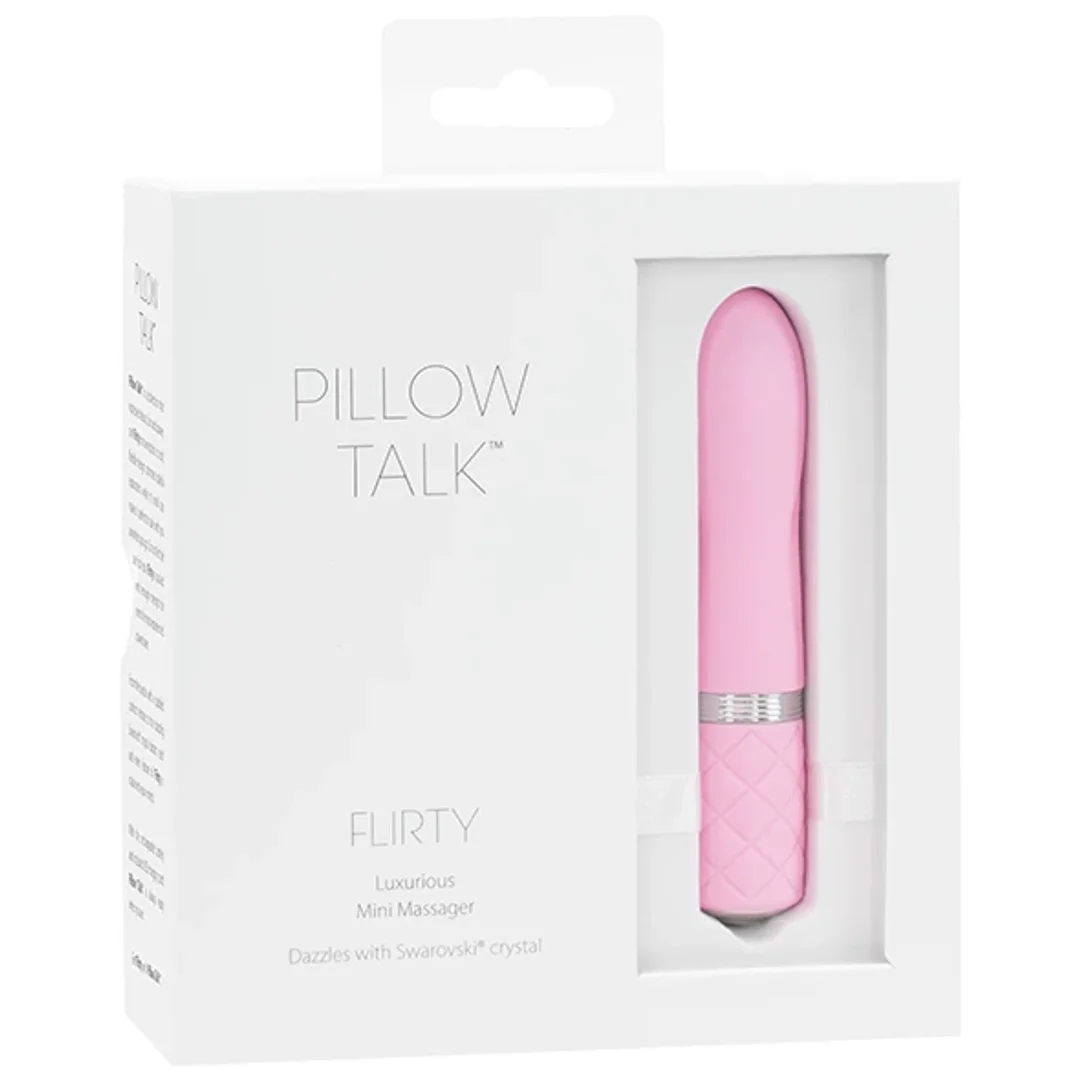 Pillow Talk Flirty Pink - bezprzewodowy masażer silikonowy, kompaktowy — zdjęcie 4