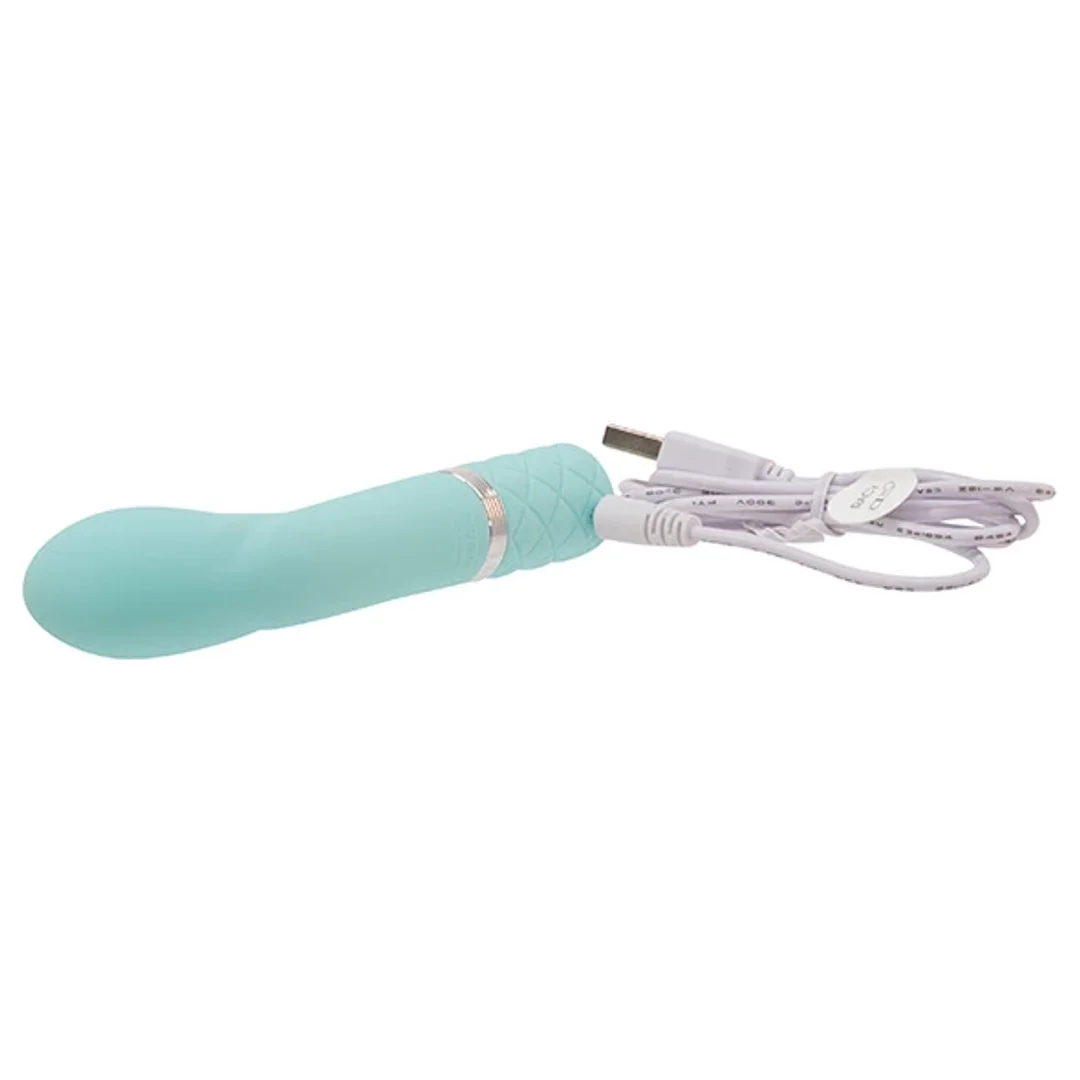 Pillow Talk Racy Teal - mini urządzenie wibrujące, silikon, 12,7 cm — zdjęcie 2