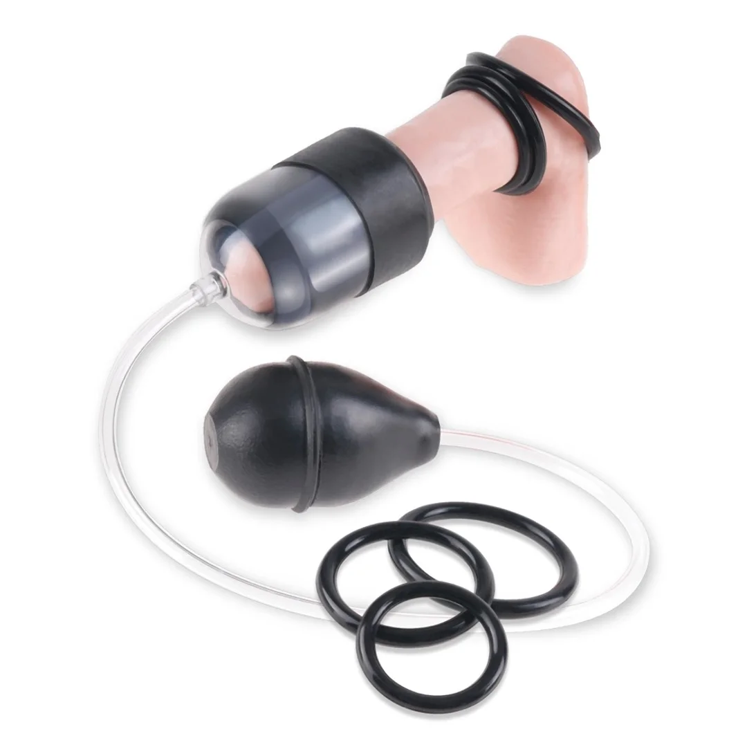 Pipedream Fetish Fantasy Series Pompa treningowa z 3 pierścieniami, 5,8 cm — zdjęcie 2