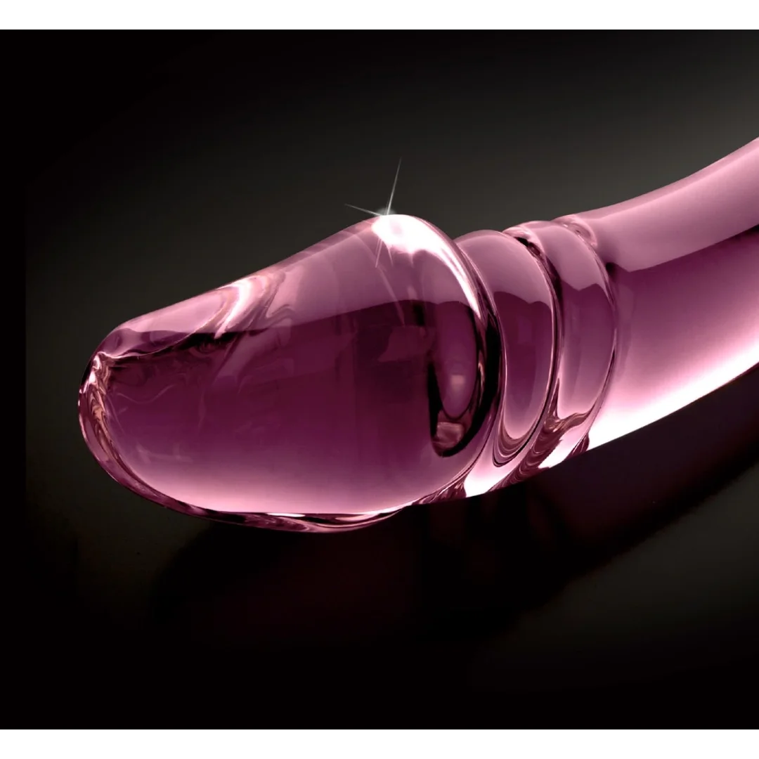Pipedream Icicles model 24 - szklany masażer dwustronny 23 cm — zdjęcie 3