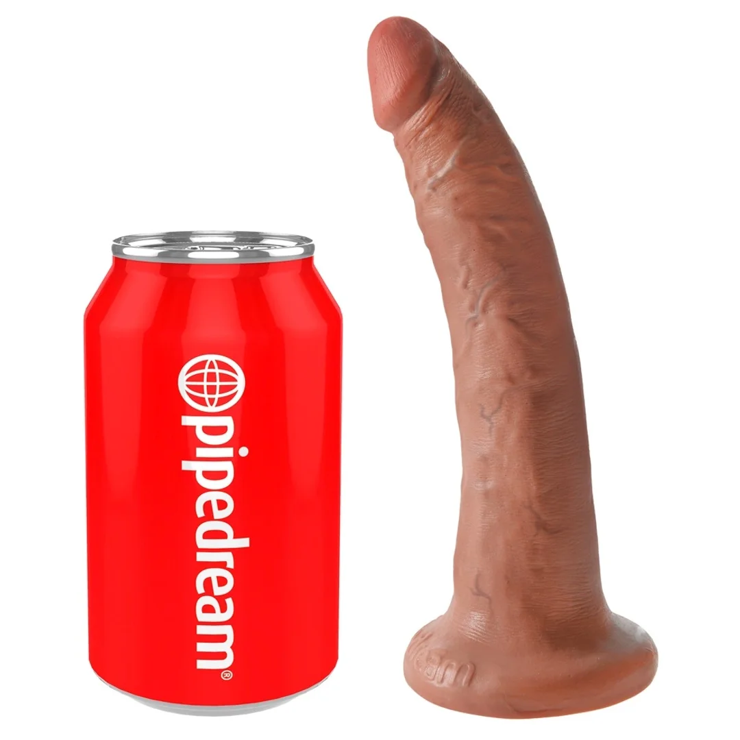 Pipedream King Cock 18 cm Jasny Model z Przyssawką i Teksturą — zdjęcie 2