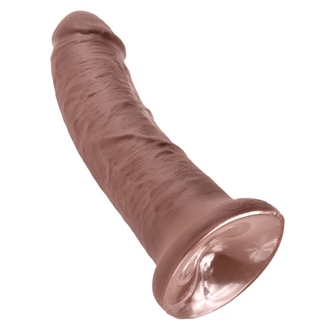 Pipedream King Cock 20 cm ciemny - model anatomiczny z przyssawką PVC — zdjęcie 5