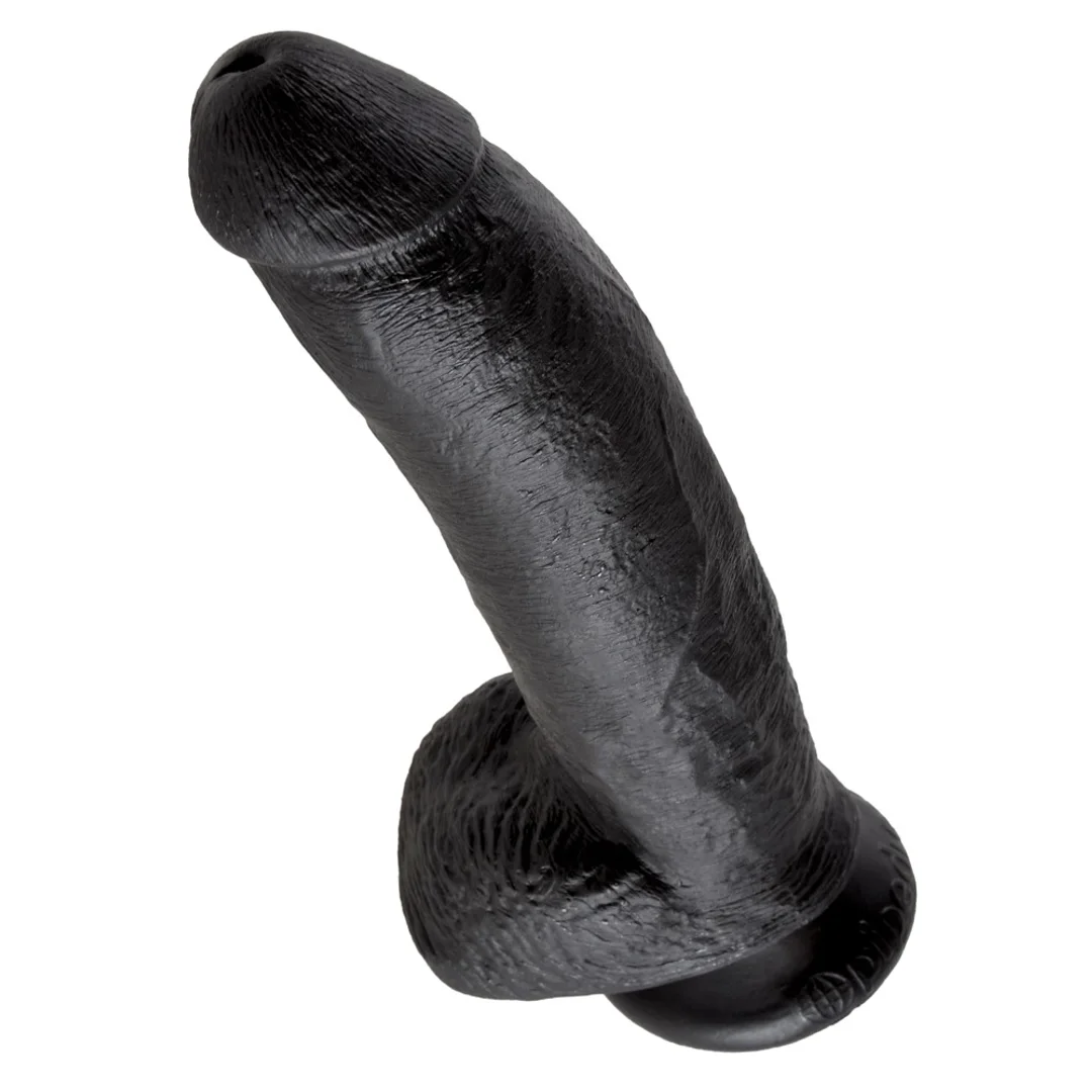 Pipedream King Cock 23 cm czarny - anatomiczny model z przyssawką — zdjęcie 4