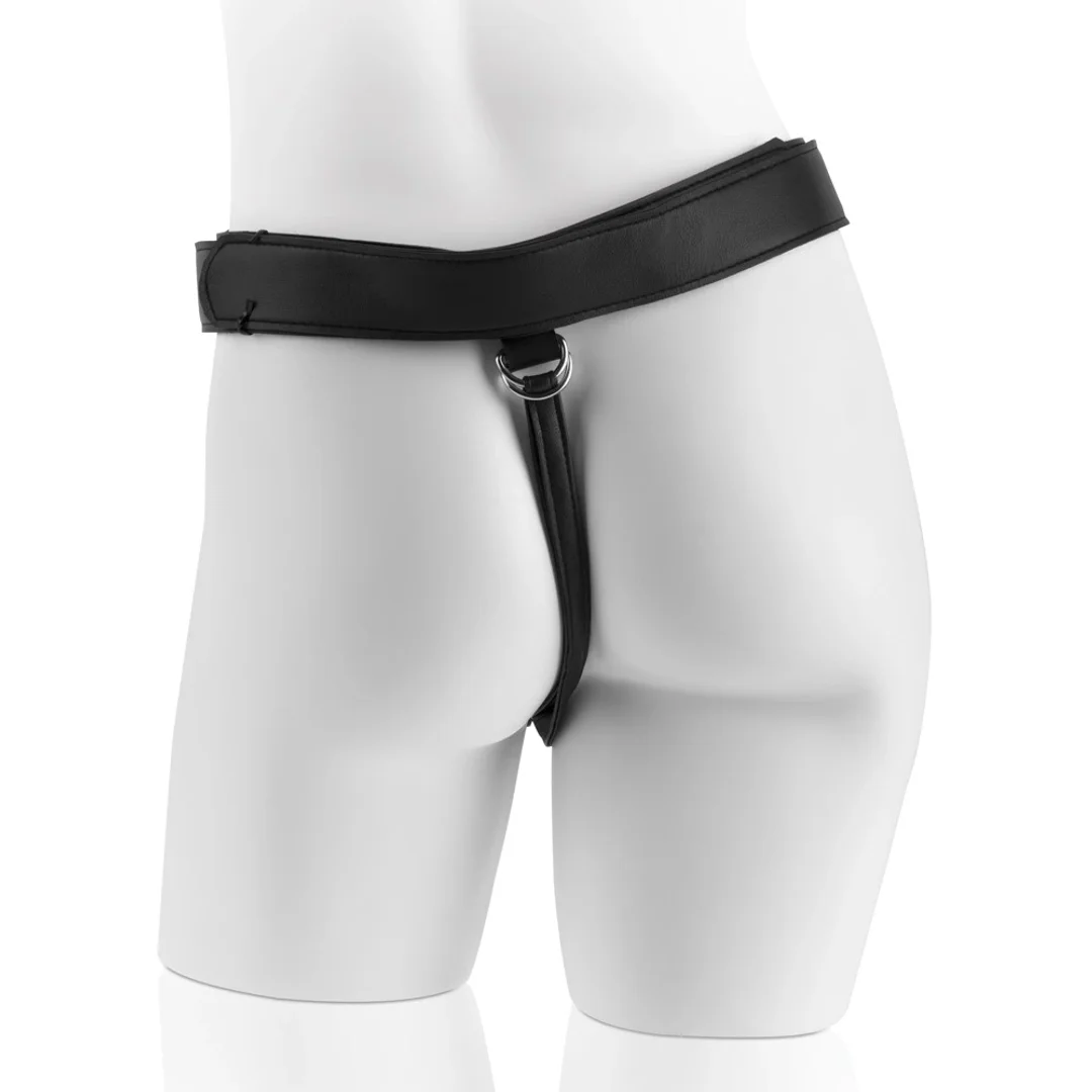 Pipedream King Cock 23 cm Jasny - System uprzęży z wkładanym modułem — zdjęcie 3