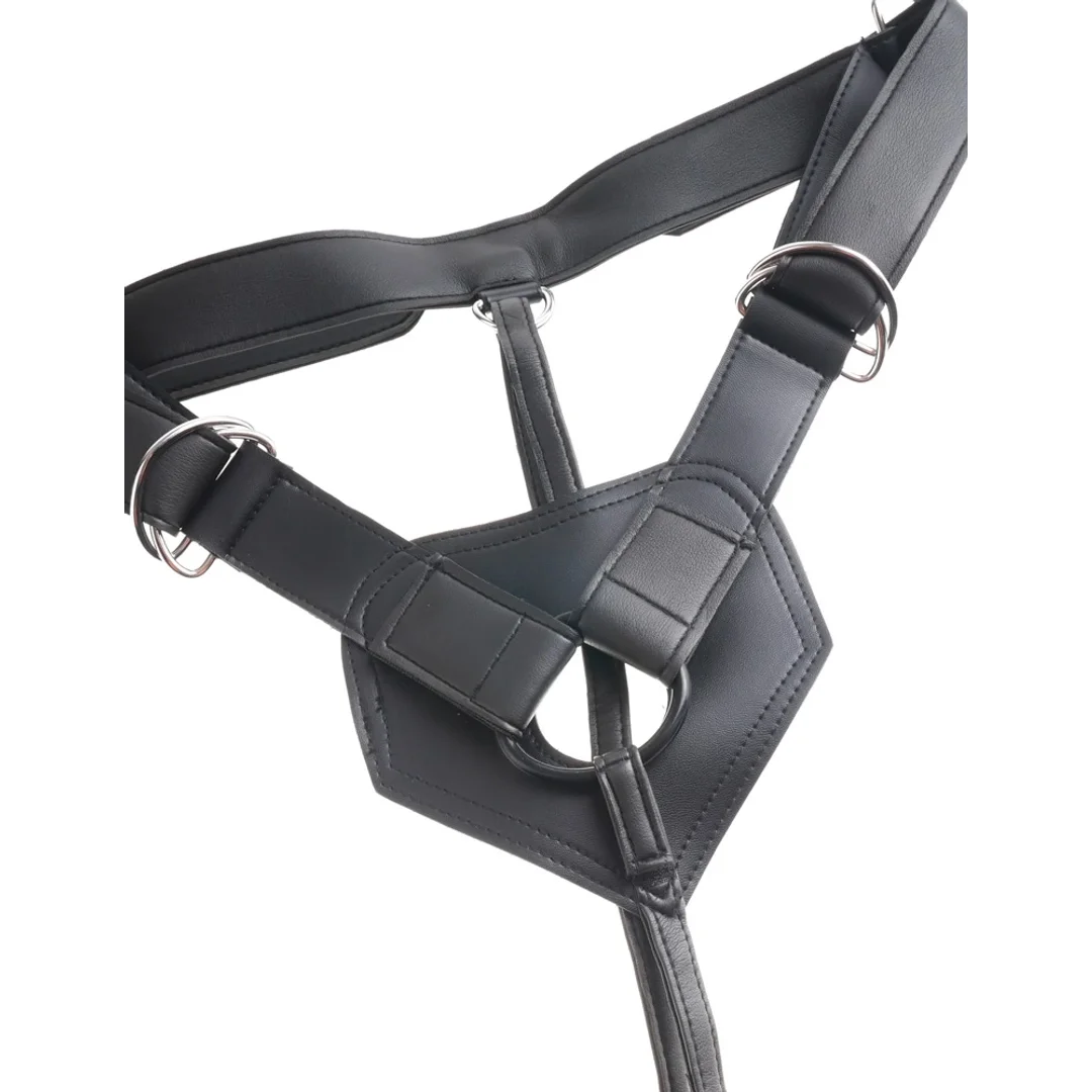 Pipedream King Cock 23 cm Jasny - System uprzęży z wkładanym modułem — zdjęcie 6