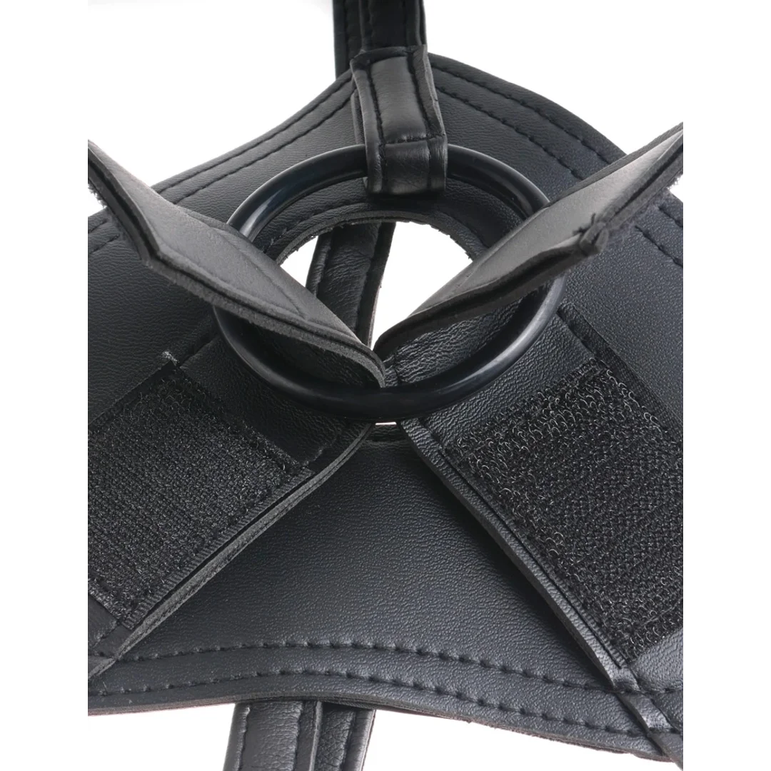 Pipedream King Cock 23 cm Jasny - System uprzęży z wkładanym modułem — zdjęcie 7