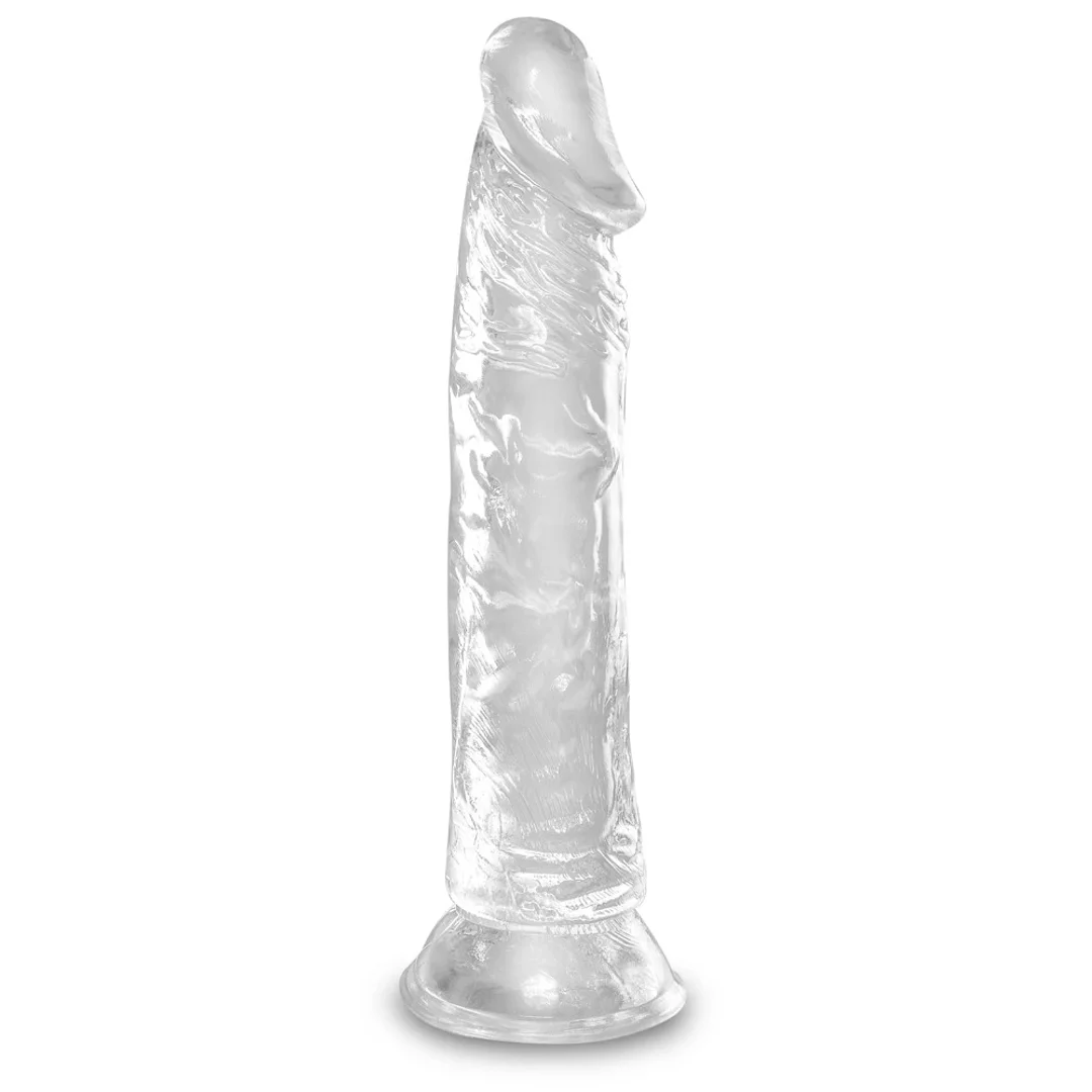 Pipedream King Cock Clear 20 cm - Przezroczysty model z przyssawką — zdjęcie 2