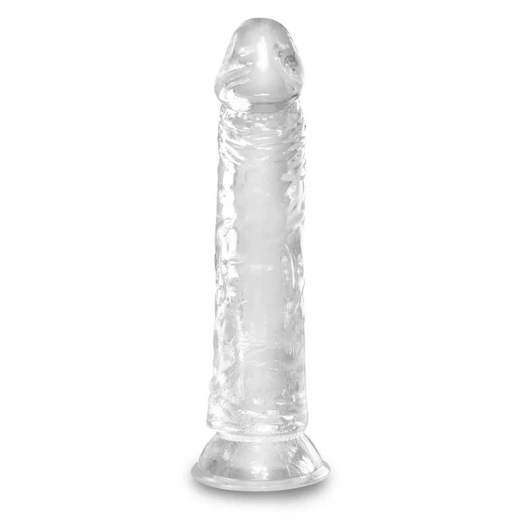 Pipedream King Cock Clear 20 cm - Przezroczysty model z przyssawką — zdjęcie 3