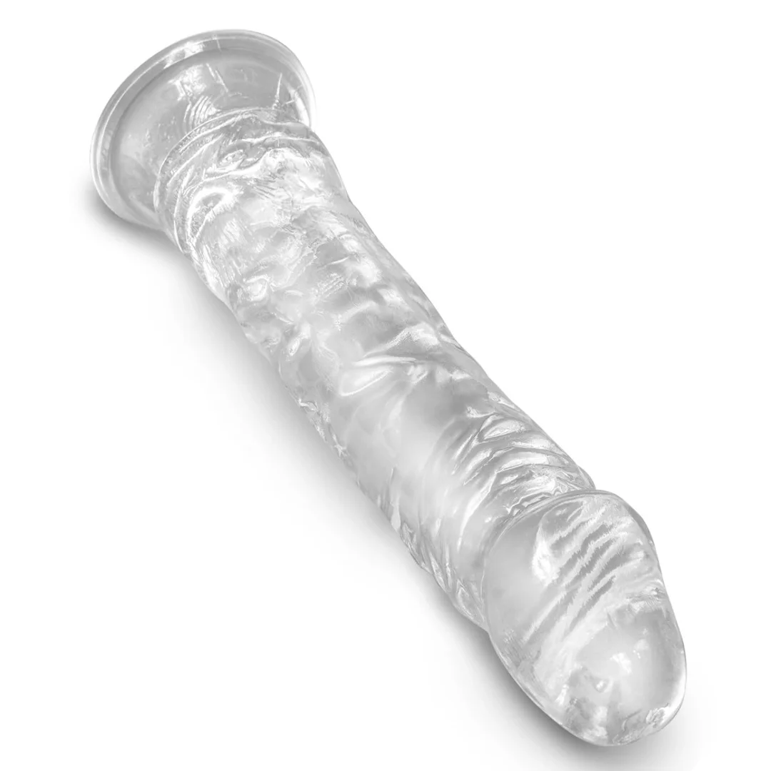 Pipedream King Cock Clear 20 cm - Przezroczysty model z przyssawką — zdjęcie 4