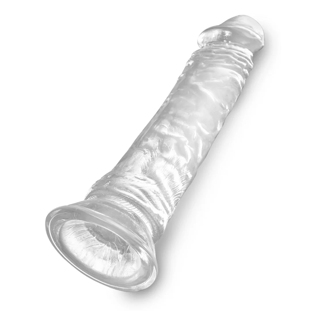Pipedream King Cock Clear 20 cm - Przezroczysty model z przyssawką — zdjęcie 5