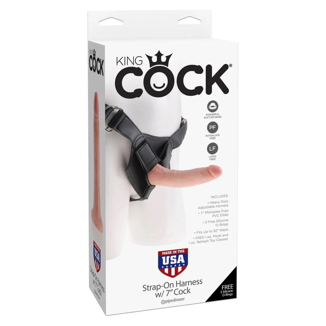 Pipedream King Cock Uprząż z systemem mocowania + element 17 cm — zdjęcie 3