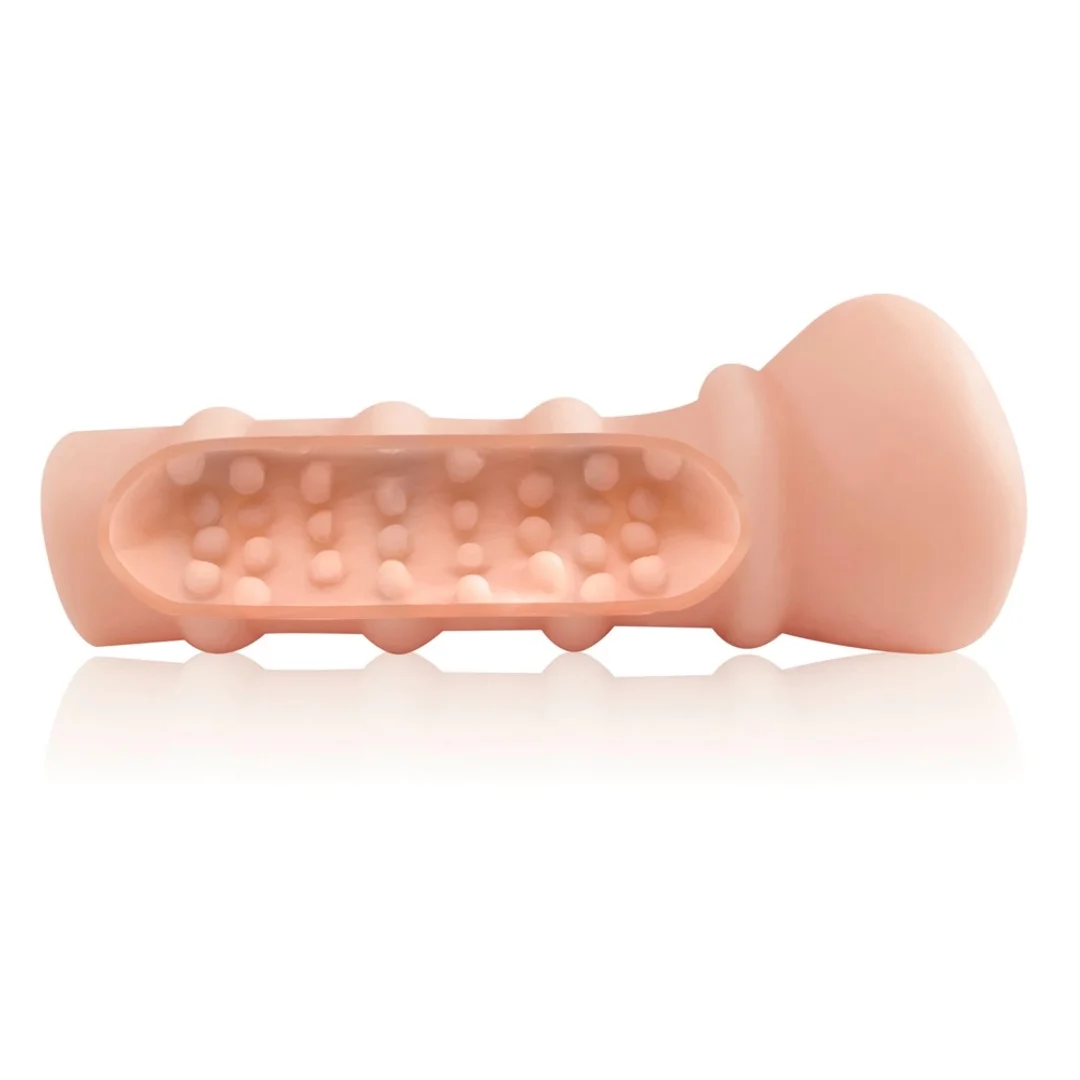 Pipedream PET - urządzenie intymne z prążkowanym wnętrzem, 17,4 cm — zdjęcie 3