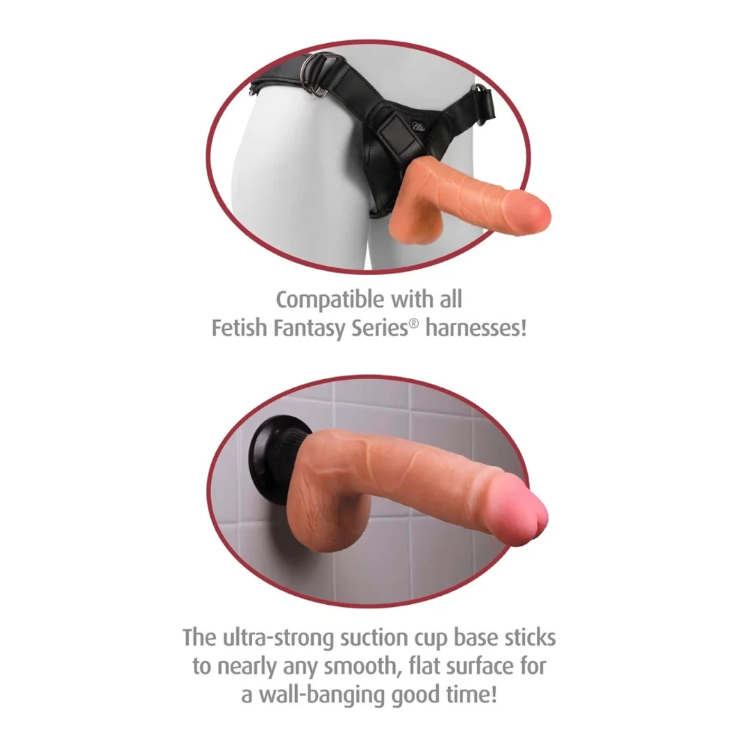 Pipedream Real Feel Deluxe Naturalny model 24 cm z przyssawką — zdjęcie 7