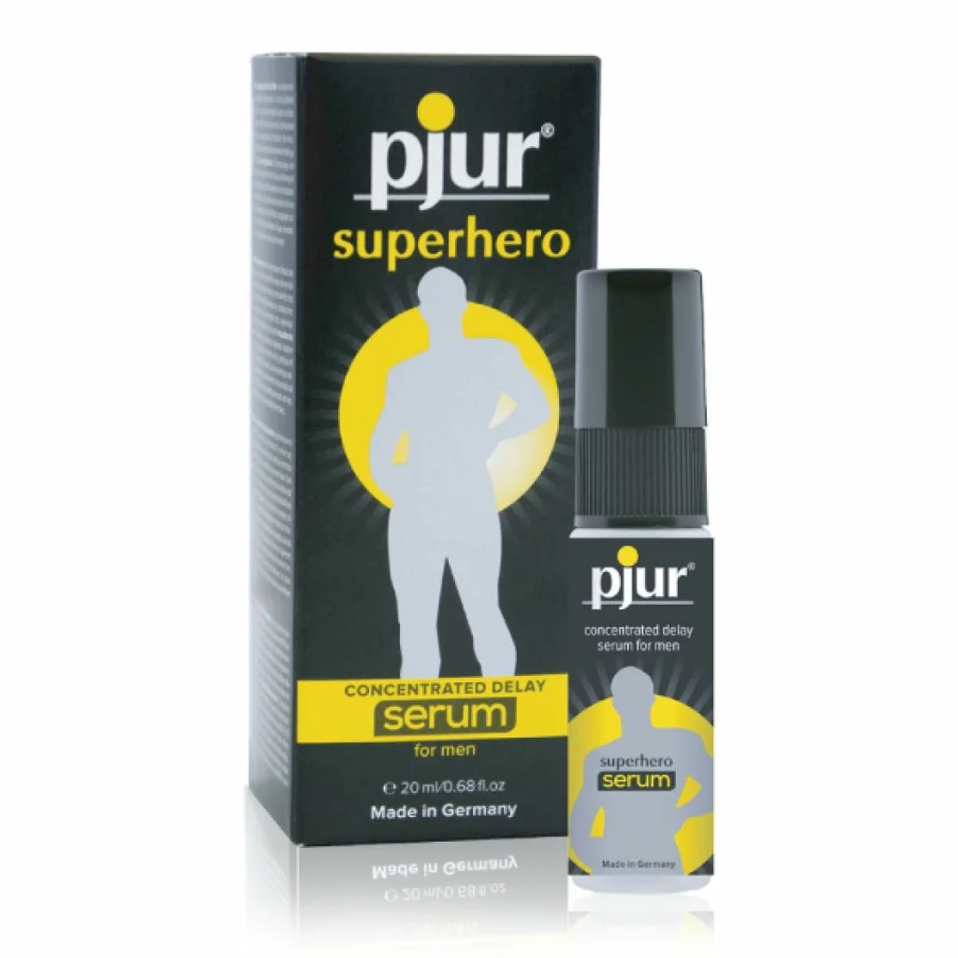 Pjur Superhero Delay Serum 20 ml - żel opoźniający, ochrona i komfort - 1