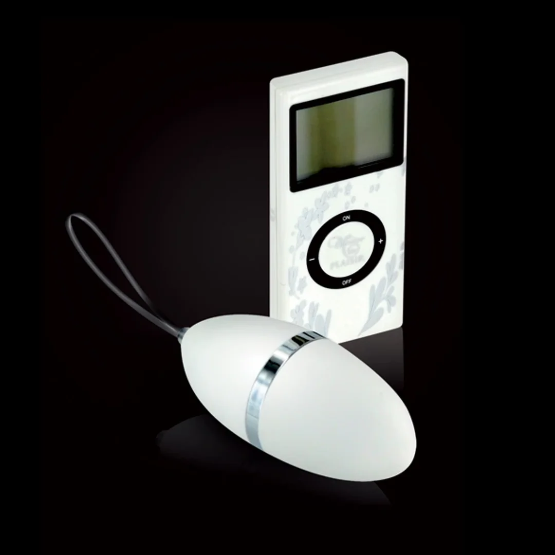 Plaisirs Secrets Vibrating Egg White - bezprzewodowe jajko wibrujące 10 trybow — zdjęcie 3