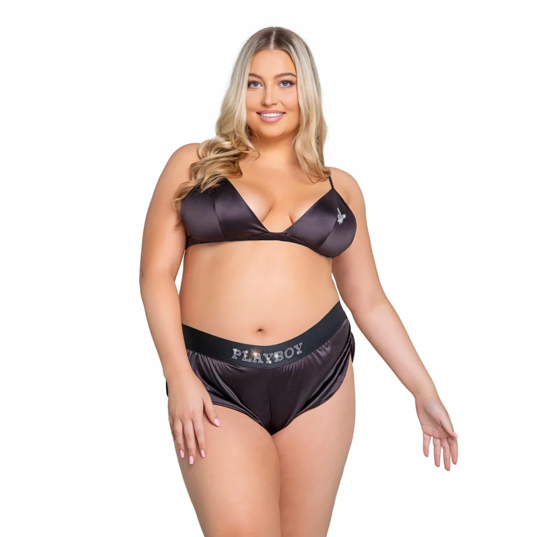 Playboy Lingerie Sparkling Bunny komplet 2-częściowy z połyskiem S — zdjęcie 3