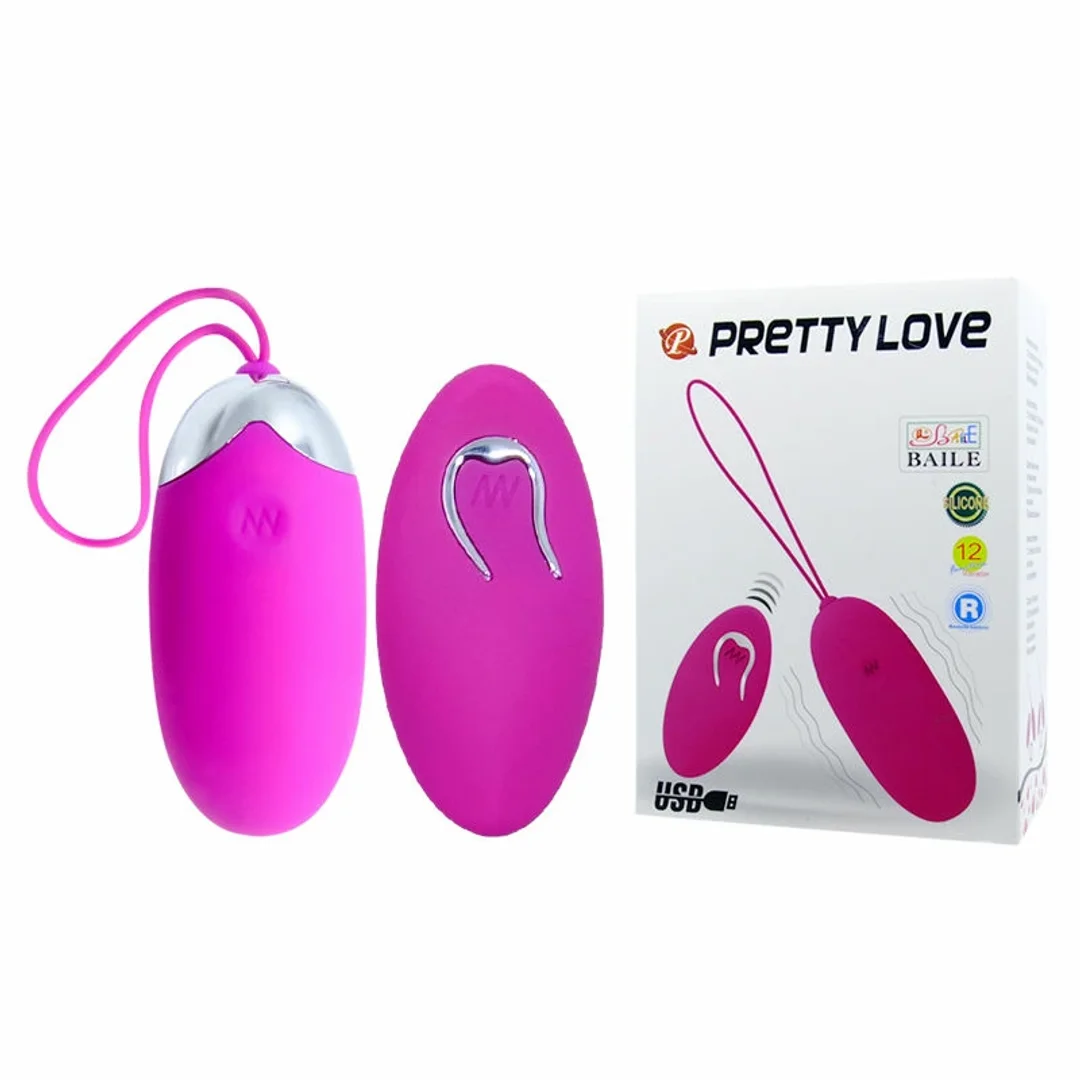 Pretty Love Berger - Jajko wibracyjne z pilotem, 12 trybow, ładowalne — zdjęcie 10