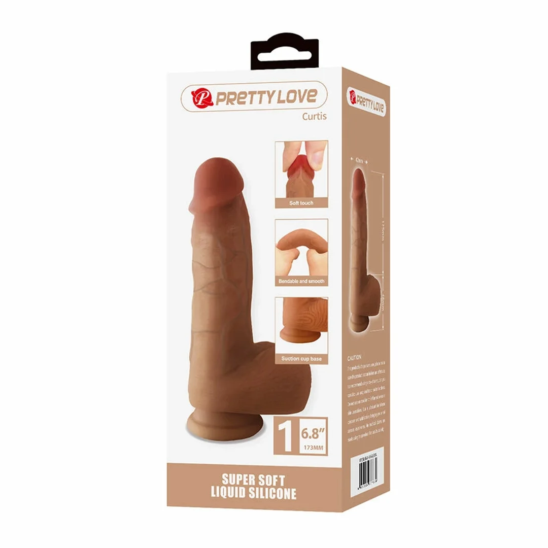 Pretty Love Curtis silikonowy model anatomiczny z przyssawką 17,3 cm — zdjęcie 10
