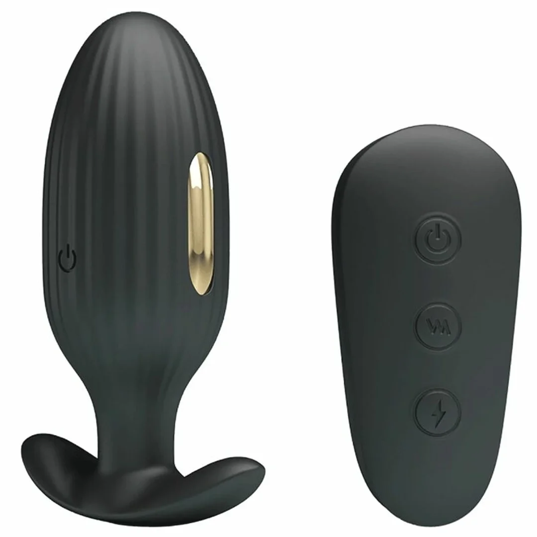 Pretty Love Kelly Plug Czarny - Wibrujący korek z ładowaniem USB — zdjęcie 2
