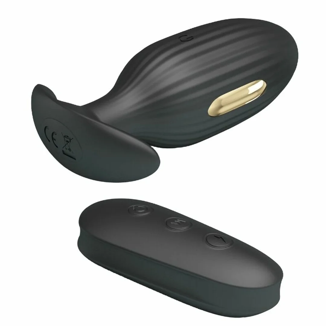 Pretty Love Kelly Plug Czarny - Wibrujący korek z ładowaniem USB — zdjęcie 3