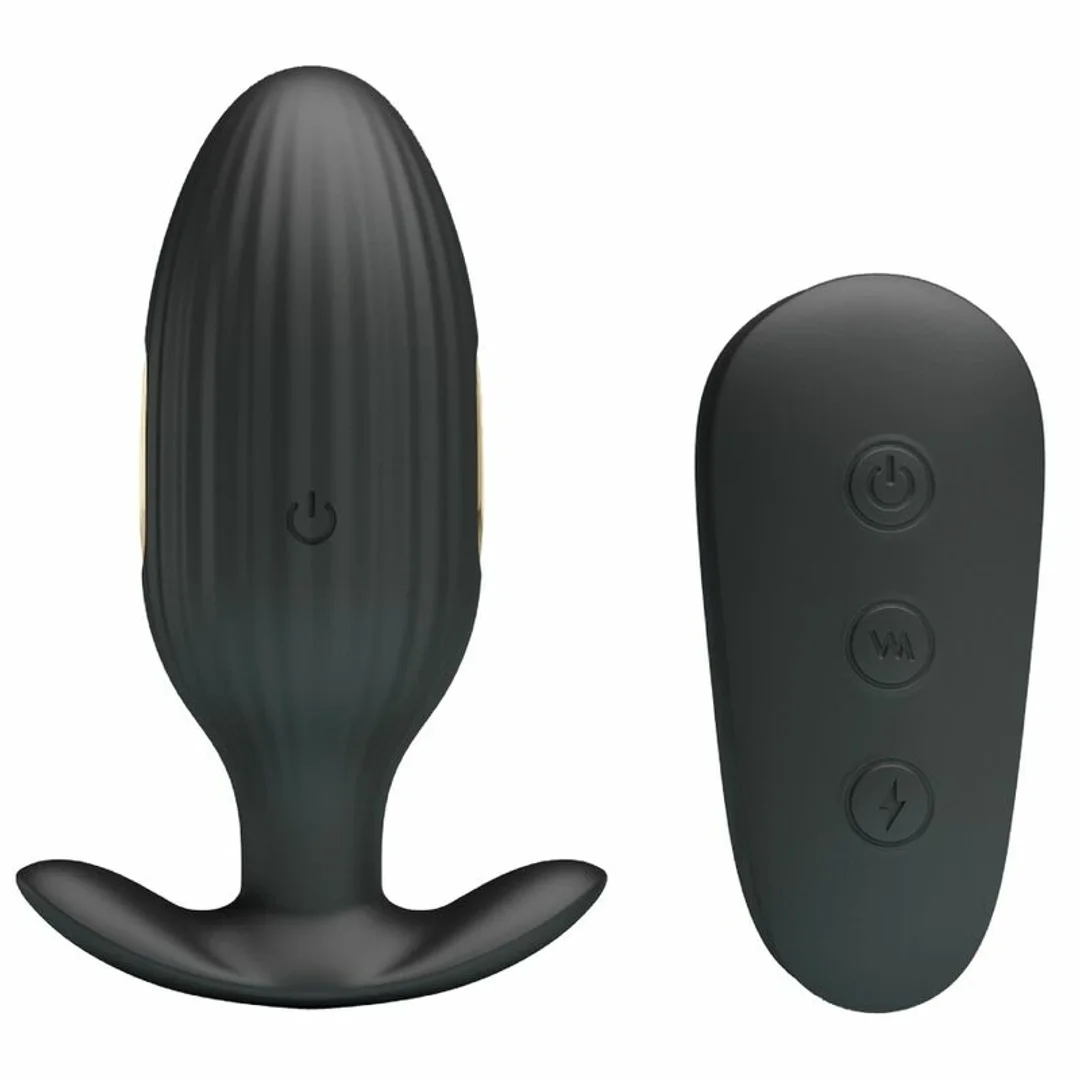 Pretty Love Kelly Plug Czarny - Wibrujący korek z ładowaniem USB — zdjęcie 4