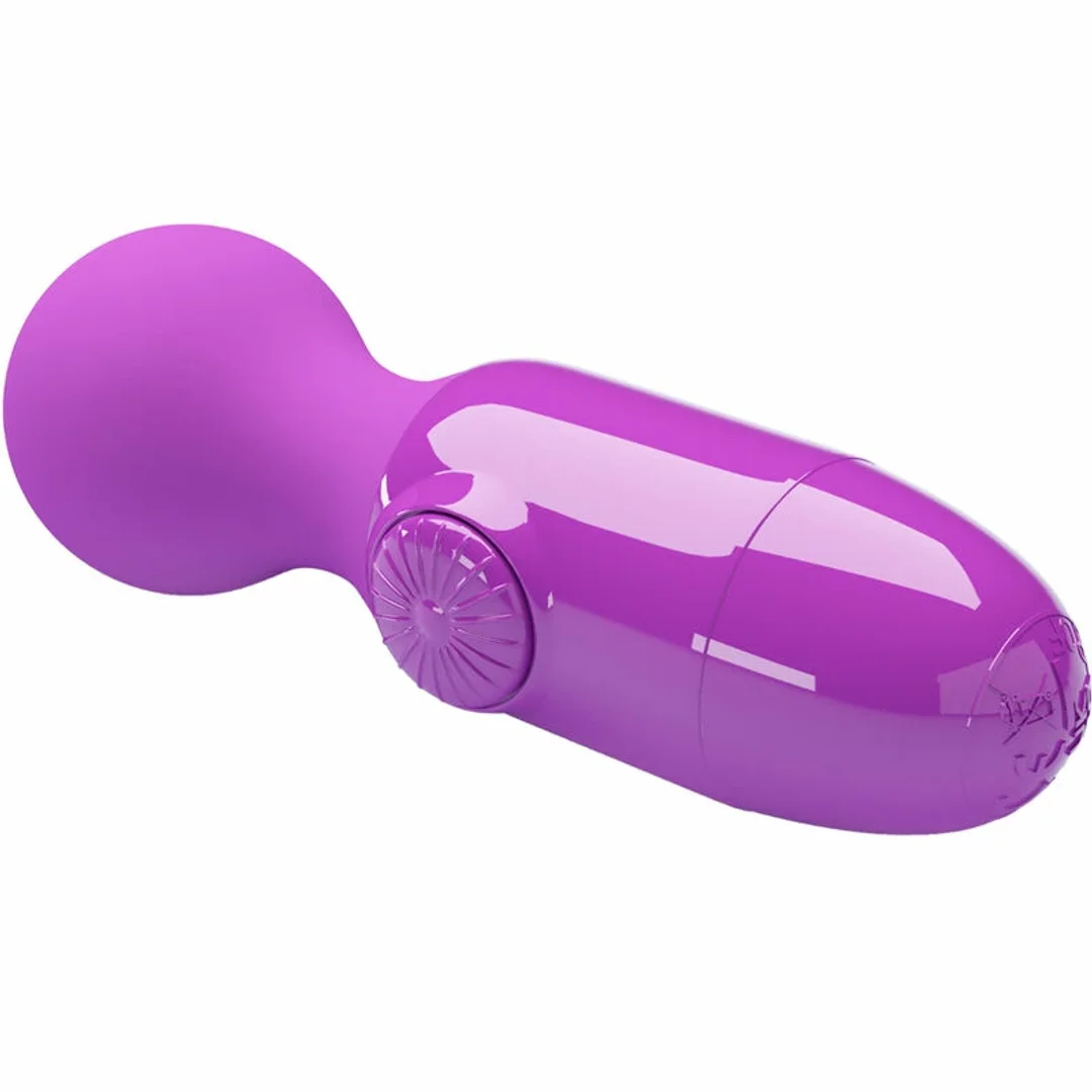 Pretty Love Mini osobisty masażer fioletowy, silikonowy, kompaktowy — zdjęcie 4