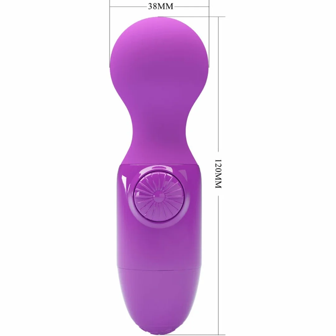 Pretty Love Mini osobisty masażer fioletowy, silikonowy, kompaktowy — zdjęcie 5