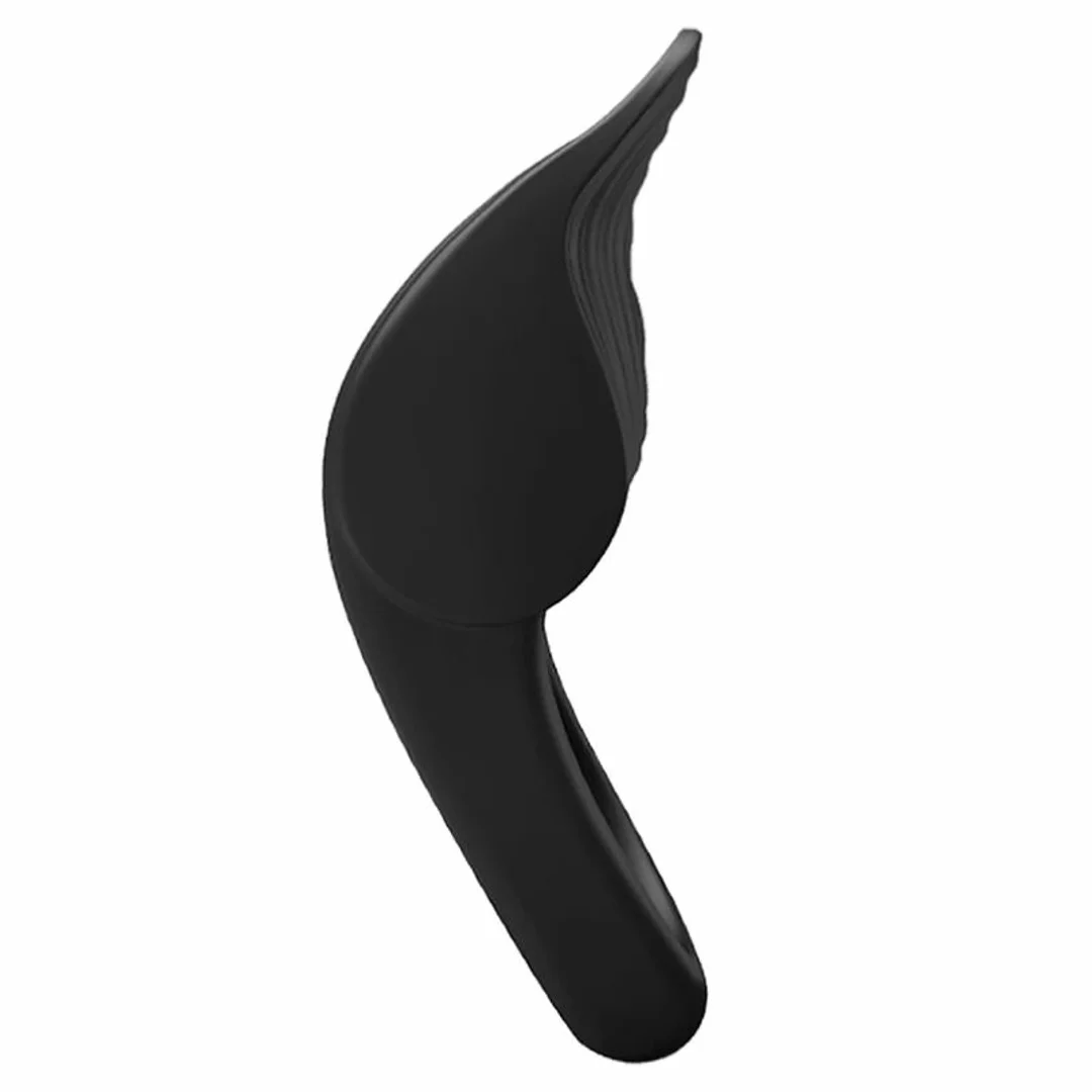 Pretty Love Susanna czarny - elastyczny pierścień wibracyjny z akumulatorem USB — zdjęcie 2
