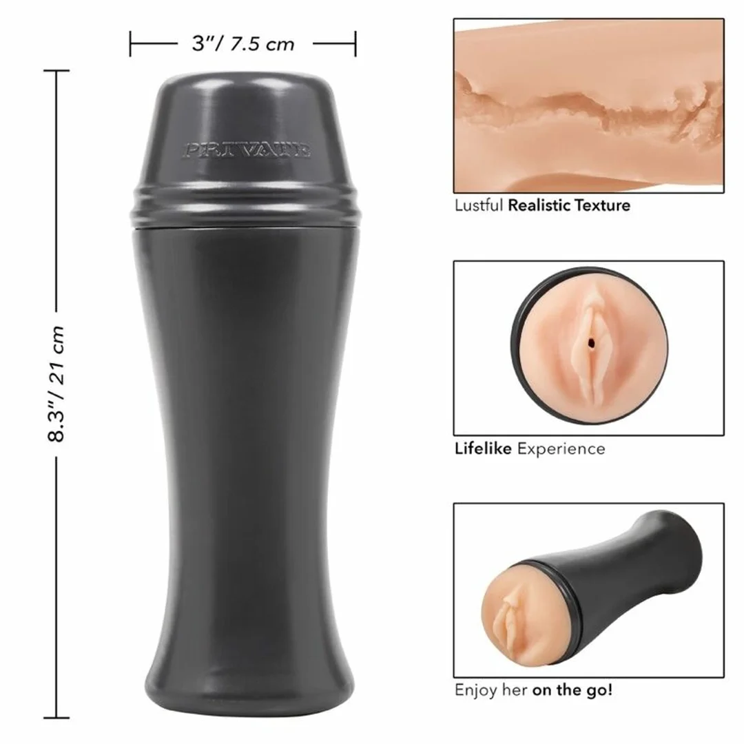 PRIVATE Hot Bombshell To Go - Masturbator kompaktowa maszyna intymna podrożna — zdjęcie 7