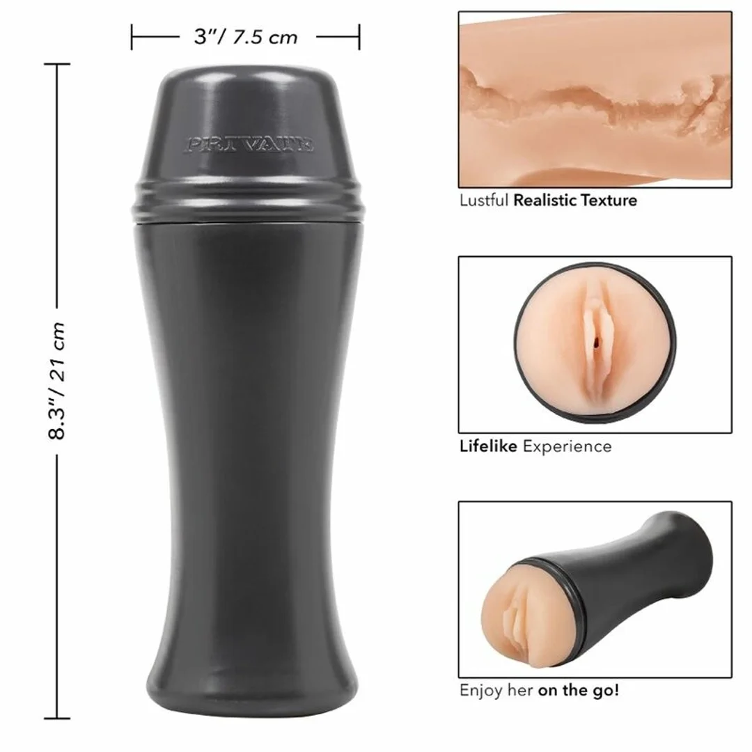 PRIVATE Naughty Lolita To Go - Masturbator kompaktowa maszyna intymna podrożna — zdjęcie 7