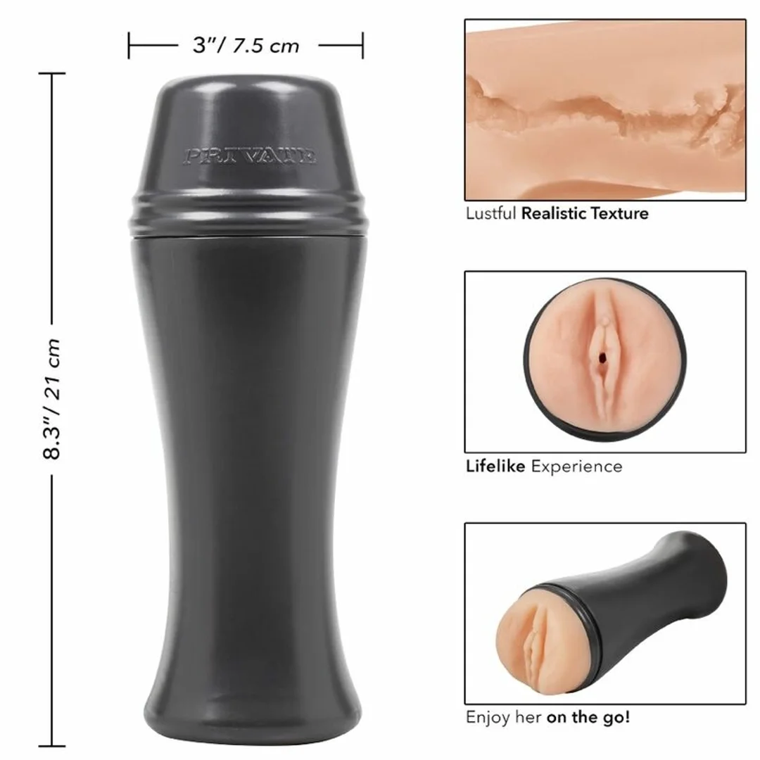PRIVATE Originaly To Go - Masturbator kompaktowa maszyna intymna podrożna z przyssawką — zdjęcie 7