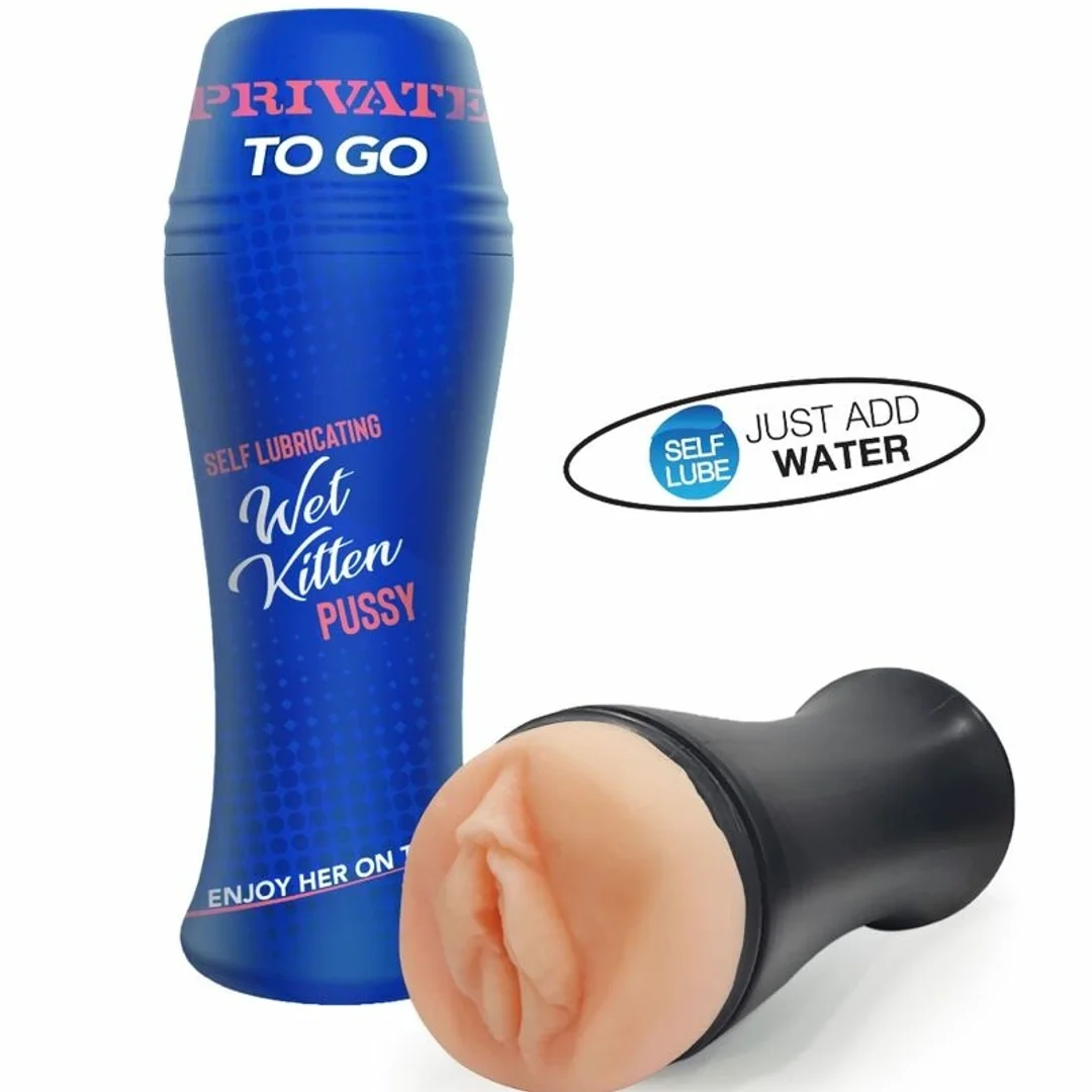 Private Wet Kitten Self Lube To Go - Masturbator kompaktowa maszyna intymna samosmarująca — zdjęcie 2