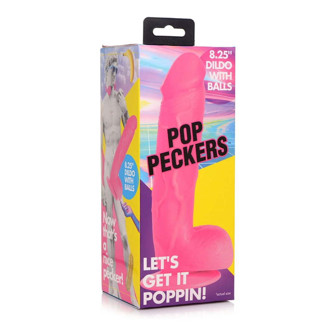 PXR Brands POP Model anatomiczny z przyssawką 21 cm makowy kolor — zdjęcie 2