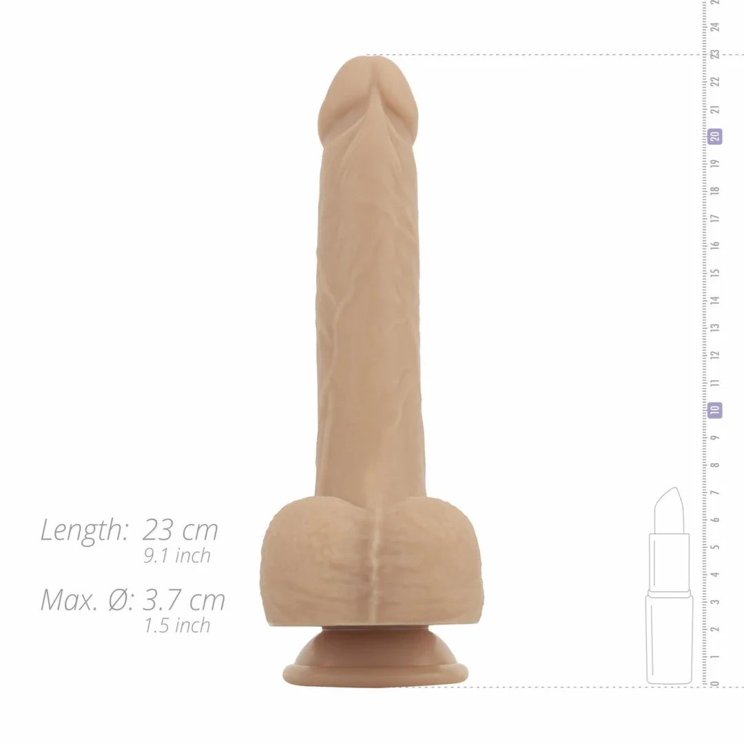 Real Fantasy Bryce urządzenie z funkcją ruchu, wibracji i podgrzewania 17cm — zdjęcie 10