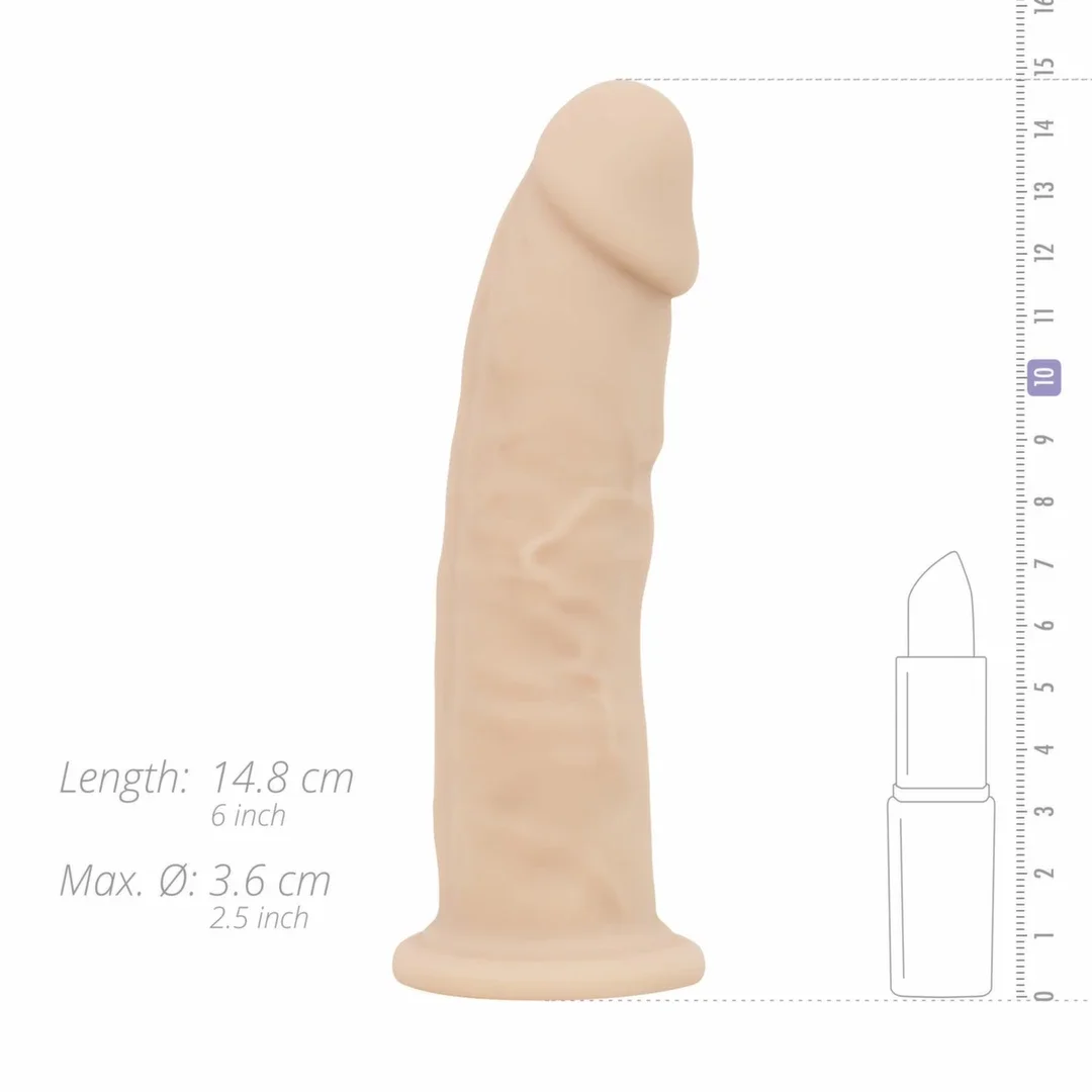 Real Fantasy Deluxe Harris 15 cm - model anatomiczny z ultra miękką powłoką — zdjęcie 10