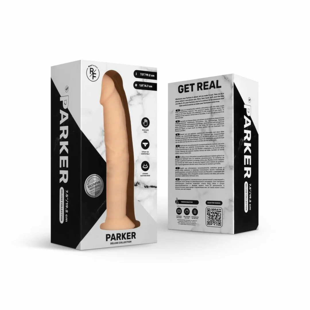 Real Fantasy Deluxe Parker 18 cm - model anatomiczny z przyssawką, Silexpan — zdjęcie 2