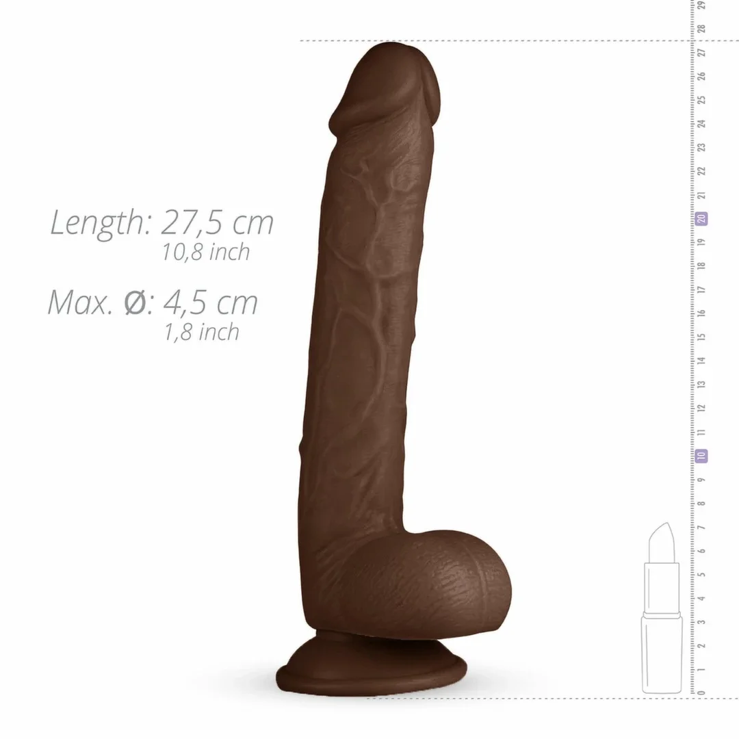 Real Fantasy Myles - anatomiczny model intymny 28 cm z przyssawką — zdjęcie 5