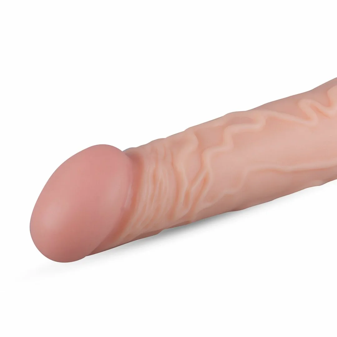 Real Fantasy Shawn XL - Model anatomiczny z przyssawką, 24 cm, beżowy — zdjęcie 3
