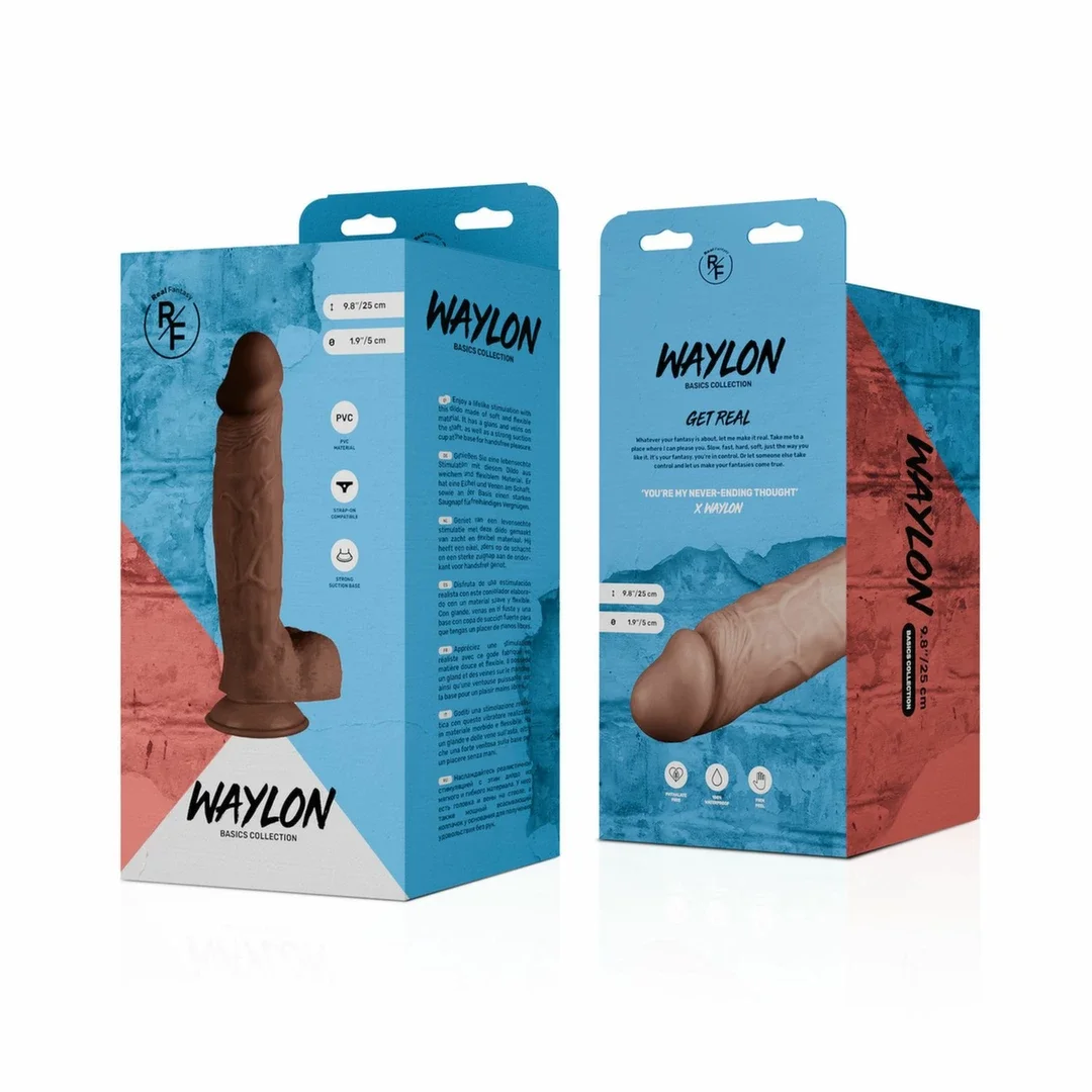 Real Fantasy Waylon 25 cm - Model anatomiczny z mocną przyssawką, PVC — zdjęcie 6